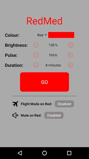 RedMed - Red Light Therapy screenshot 1