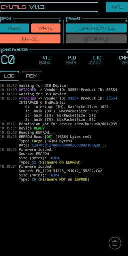 Cypress FX2 Utils