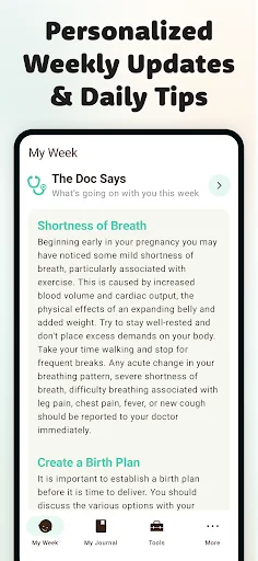 Pregnancy Tracker by Sprout screenshot 2