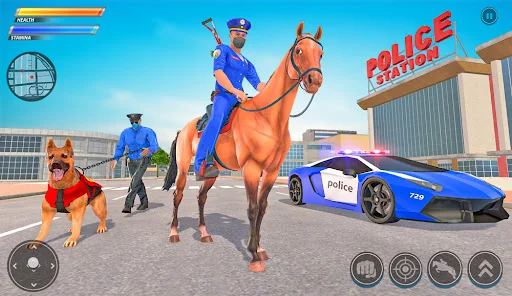 US Police Horse Crime Shooting