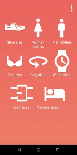 Shoe & clothes Size Converter