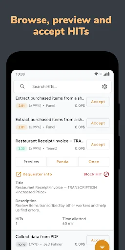Turkdroid - Mturk Client screenshot 1