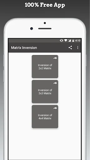Matrix Inversion Calculator