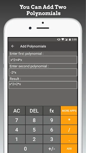 Polynomial Calculator screenshot 2