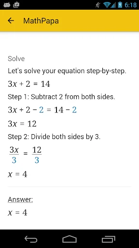 MathPapa - Algebra Calculator screenshot 2