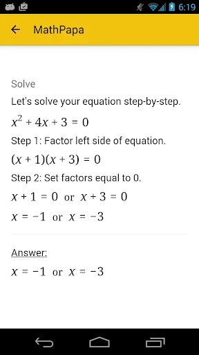 MathPapa - Algebra Calculator screenshot 4