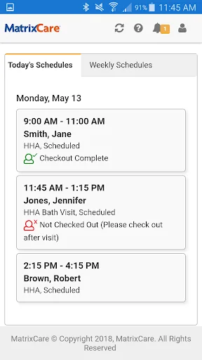 MatrixCare for Home Care screenshot 1