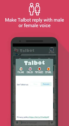 Talbot, the chatbot screenshot 2