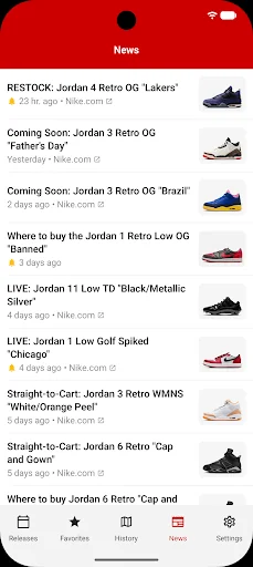 J23 - Jordan Release Dates screenshot 3