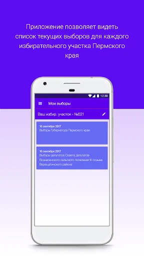 Мои выборы screenshot 2