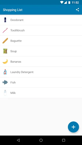 Shopping List