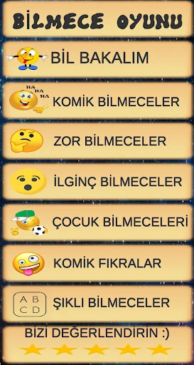 Bilmece Oyunu internetsiz