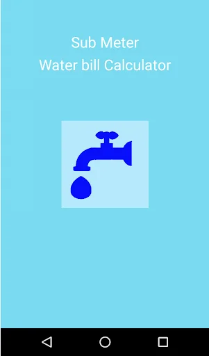 Sub Meter Water Bill Calculato