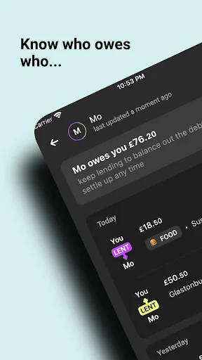 lendhelper: track shared costs