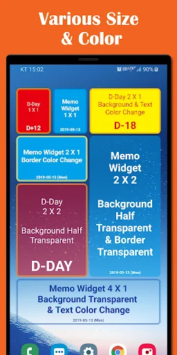 D-Day Counter & Memo Widget screenshot 1