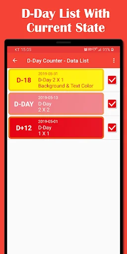 D-Day Counter & Memo Widget screenshot 3