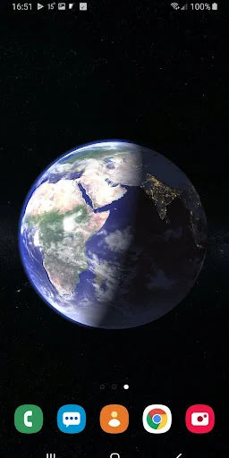 Earth Planet 3D Live Wallpaper screenshot 1