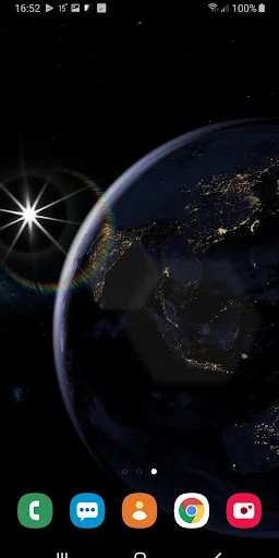 Earth Planet 3D Live Wallpaper screenshot 3