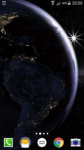 Earth Planet 3D Live Wallpaper screenshot 4