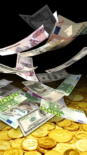 Falling Money Live Wallpaper screenshot 1