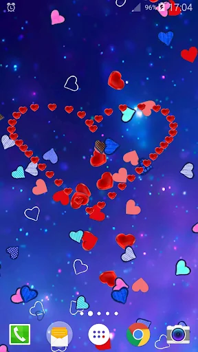 Hearts Parallax Live Wallpaper