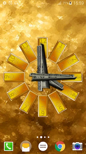 Money Clocks Live Wallpaper screenshot 1