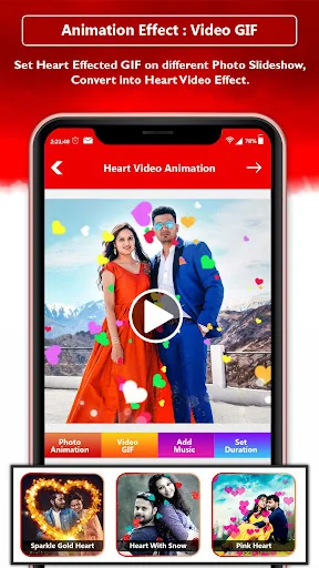 Heart Photo Effect Video Maker screenshot 4