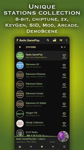 Retro Games music radio screenshot 1