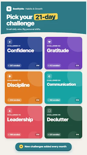 21 Day Habit Challenge App