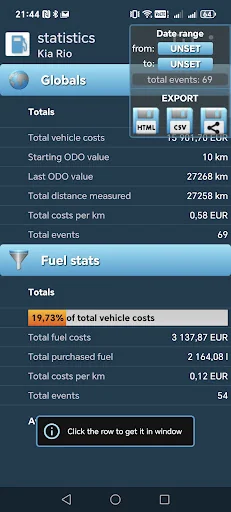 Fuel & Costs screenshot 3