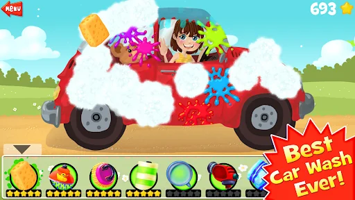 Amazing Car Wash Game For Kids