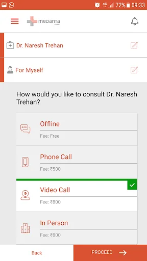 Medanta eCLINIC - Patient App screenshot 2
