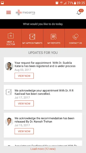 Medanta eCLINIC - Patient App screenshot 3