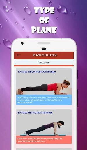 30 Days Plank Challenge screenshot 1