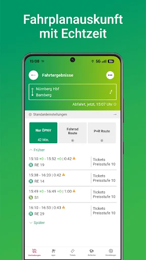 VGN Fahrplan & Tickets screenshot 2