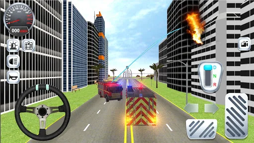 Modern Fire Truck Simulator 3D