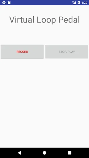 Virtual Guitar Looper Pedal