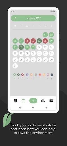 meatless - meat intake tracker screenshot 2