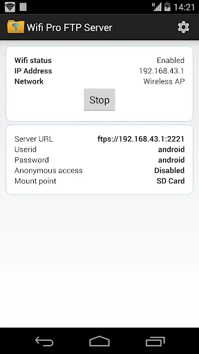 WiFi Pro FTP Server screenshot 3