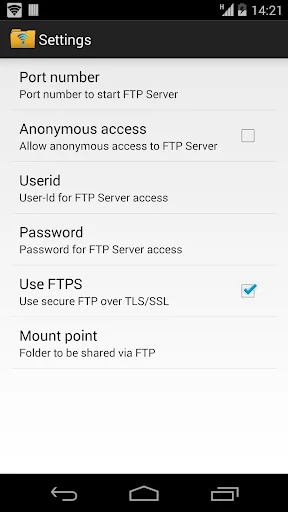 WiFi Pro FTP Server screenshot 4