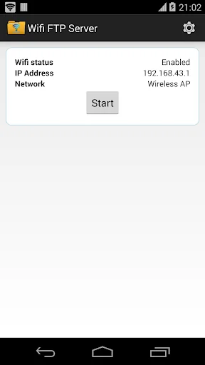 WiFi FTP Server screenshot 2