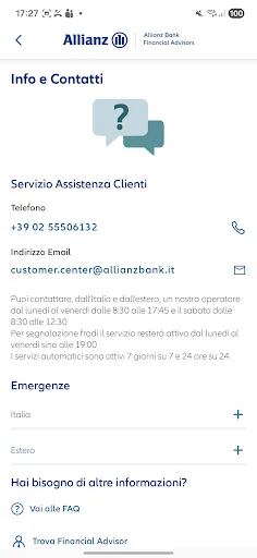 Allianz Bank screenshot 2