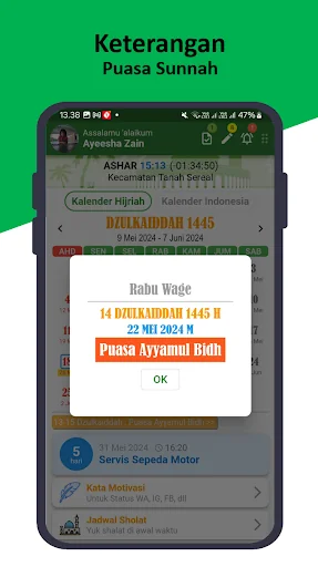 Kalender Hijriah: Jadwal Puasa screenshot 4