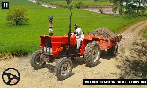 Tractor Trolley Driving Sim 3D