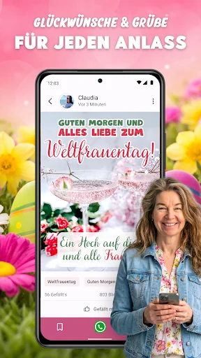 Glückwünsche & Geburtstags App screenshot 3
