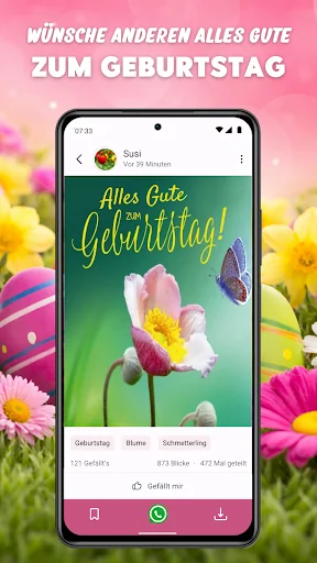 Glückwünsche & Geburtstags App screenshot 4
