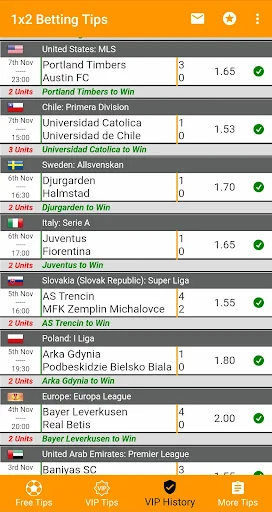 1X2 Betting Tips screenshot 3