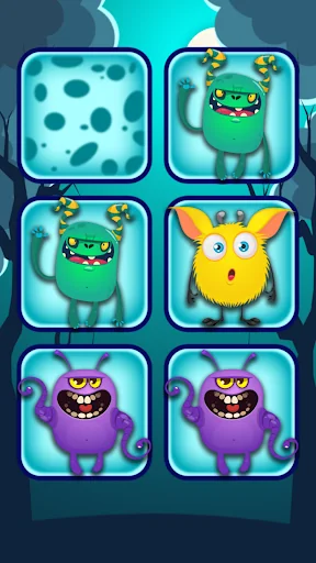 Monsters matching game