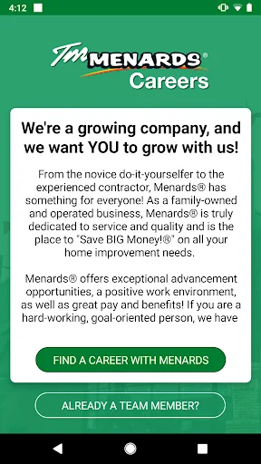 Menards® Careers screenshot 1