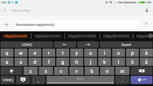 Finnish for AnySoftKeyboard